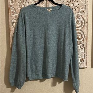 dylan Slate Blue Knit Crew Pullover